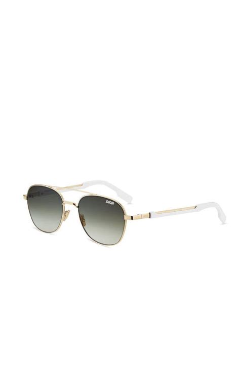 DiorStreet2 Green Shaded Pantos Sunglasses 